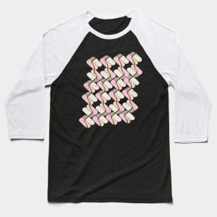 Colorful shapes seamless pattern Baseball T-Shirt